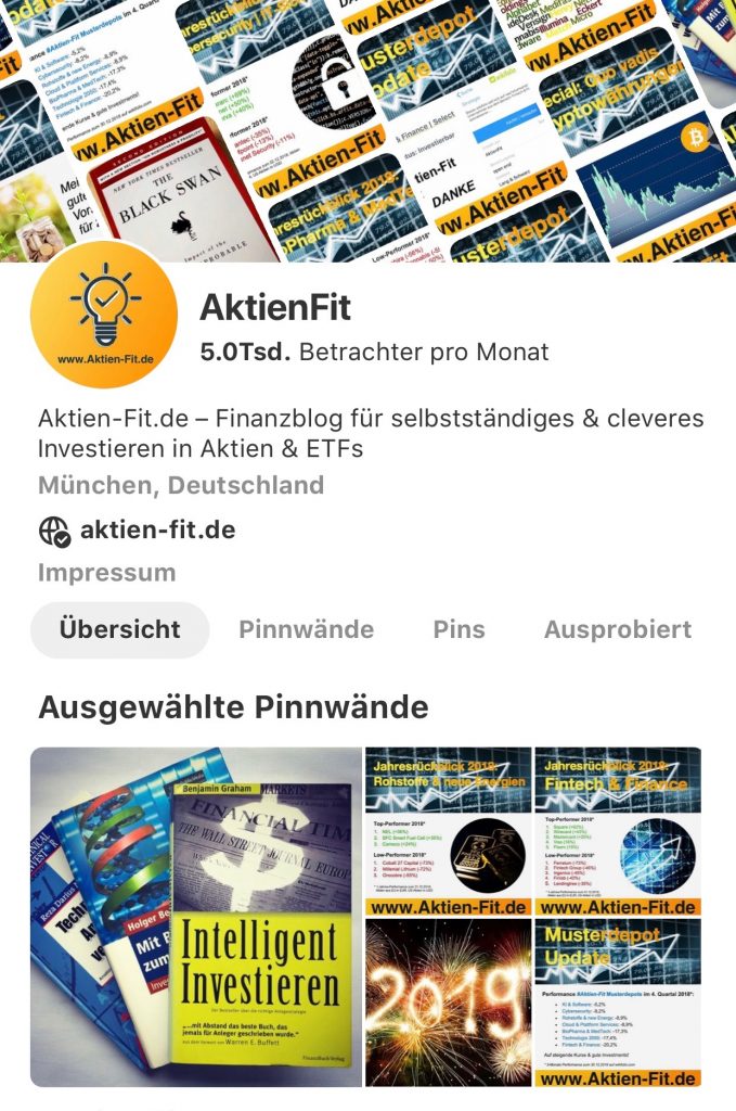 Aktien-Fit.de auf Pinterest!